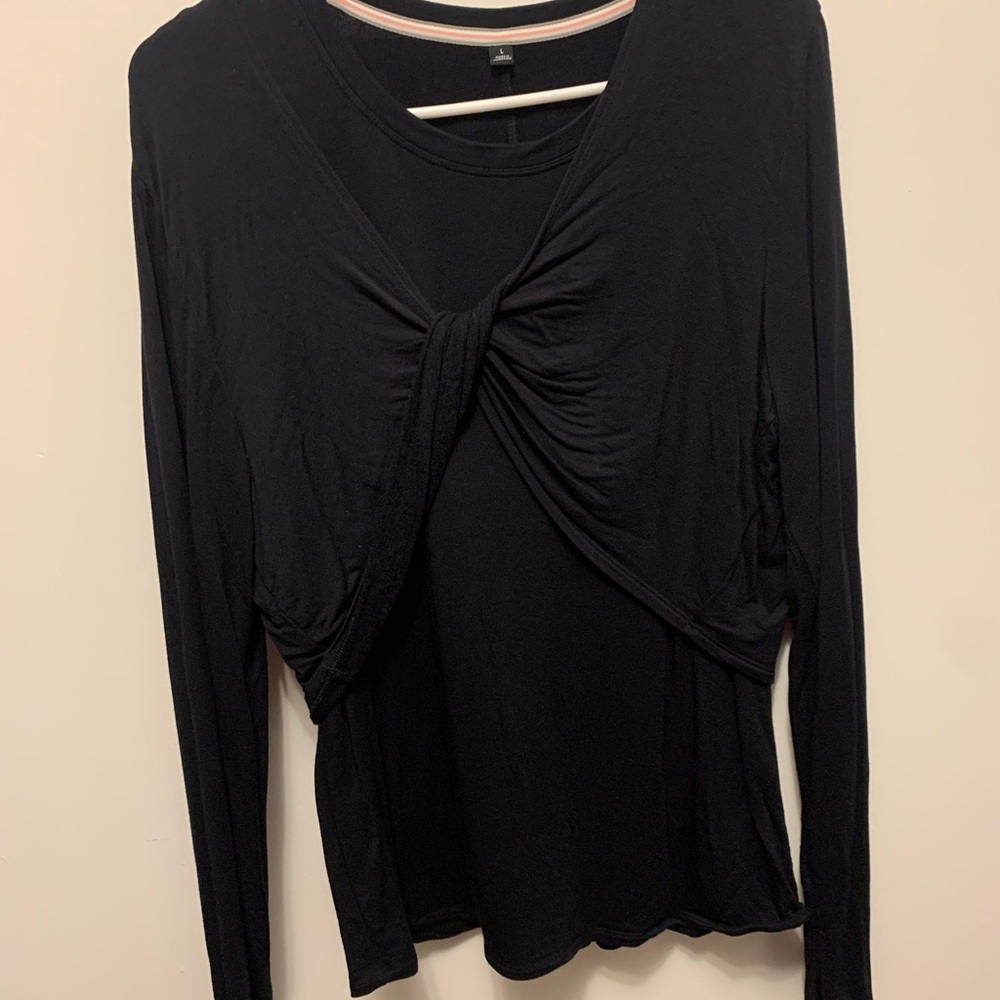 Cabi ATC Layered Tee, Black, Large